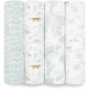 Aden+anais Essential Aden + Anais™ Essentials Baumwoll-Musselin-Pucktuch 4er Pack Voyager