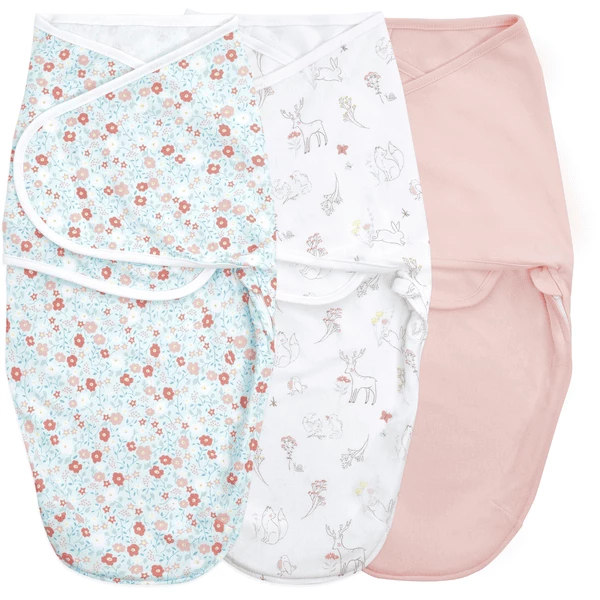Aden+anais Essential Aden + Anais™ Essentials Easy Swaddle™ Wickel-Pucktuch 3er-Pack Fairy Tale Flowers 0-3 Monate 1 Aden+anais Essential Aden + Anais™ Essentials Easy Swaddle™ Wickel-Pucktuch 3er-Pack Fairy Tale Flowers 0-3 Monate