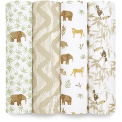 Aden+anais Essential Aden+anais™ Musslin Pucktuch 4er-Pack Tanzania 112 X 112