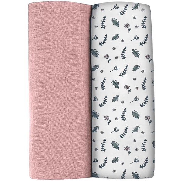 BEABA® 2-er Set Spucktücher Mirage Altosa/Blumenfeld 120 X 120 Cm 1 BEABA® 2-er Set Spucktücher Mirage Altosa/Blumenfeld 120 X 120 Cm