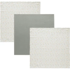 Bébé-jou Bébé Jou® Muslintücher 3er-Pack Steppe 70 X 70 Cm