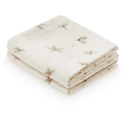 Cam Cam Copenhagen Cam Cam® COPENHAGEN Mulltuch 2er Pack Windflower Creme