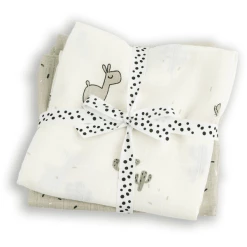 Done By Deer™ Mullwindel Wrap 2-er Pack Lalee Sand