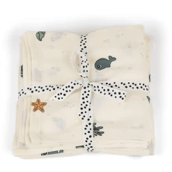 Done By Deer™ Mullwindeln Sea Friends 3-er Pack