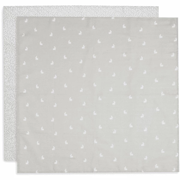 Jollein 2er Pack Spucktuch Hydrophill 70x70 Cm Dotted Rabbit Nougat 1 Jollein 2er Pack Spucktuch Hydrophill 70x70 Cm Dotted Rabbit Nougat