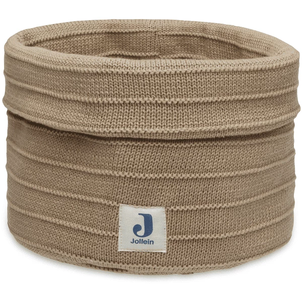 Jollein Aufbewahrungskorb Pure Knit Biscuit 1 Jollein Aufbewahrungskorb Pure Knit Biscuit