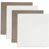 Jollein Mulltuch Bambus Baumwolle 70x70cm 4er-Pack Biscuit/Ivory