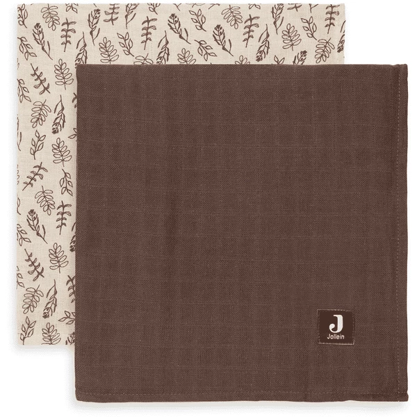 Jollein Mullwindeln 2er-Pack Meadow Chestnut 115 X 115 Cm 1 Jollein Mullwindeln 2er-Pack Meadow Chestnut 115 X 115 Cm