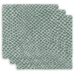 Jollein Mullwindeln 3er-Pack Snake Ash Green 70 X 70 Cm