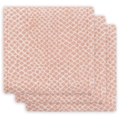 Jollein Mullwindeln 3er-Pack Snake Pale Pink 70 X 70 Cm