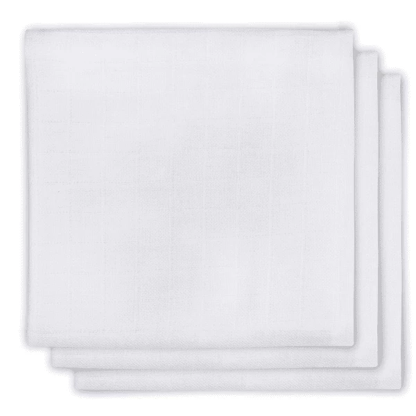 Jollein Mullwindeln 3er-Pack White 70x70cm 1 Jollein Mullwindeln 3er-Pack White 70x70cm