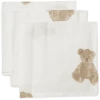 Jollein Spucktuch Musselin 3er-Pack Teddy Bear