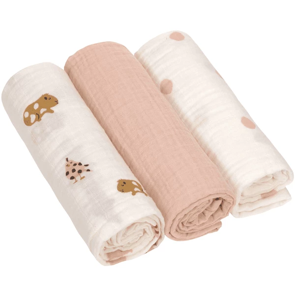 LÄSSIG Mulltücher L 3er Pack Little Mateys Spicy Orange 85 X 85 Cm 1 LÄSSIG Mulltücher L 3er Pack Little Mateys Spicy Orange 85 X 85 Cm