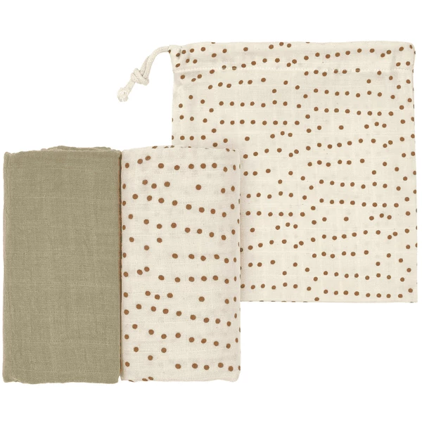 LÄSSIG Mulltücher M 2er Pack Caramel 60 X 60 Cm 1 LÄSSIG Mulltücher M 2er Pack Caramel 60 X 60 Cm