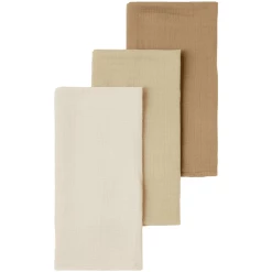 Lil Atelier Lil'Atelier Mullwindeln 3er Pack Nbnhojo Pebble