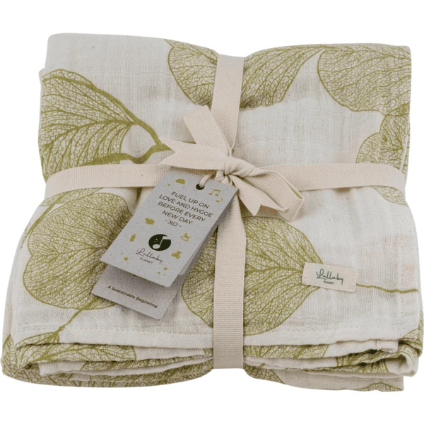 Lullaby Planet Musselin Swaddle Lake Green 120x120cm 1 Lullaby Planet Musselin Swaddle Lake Green 120x120cm