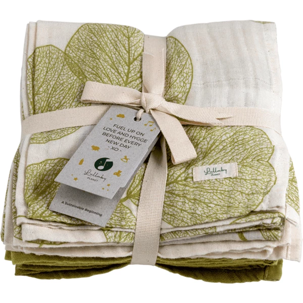 Lullaby Planet Musselin Swaddle Lake Green 65x65cm 1 Lullaby Planet Musselin Swaddle Lake Green 65x65cm