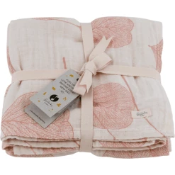 Lullaby Planet Musselin Swaddle Rose Quartz 120x120xcm