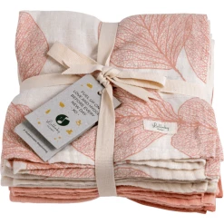 Lullaby Planet Musselin Swaddle Rose Quartz 65x65cm