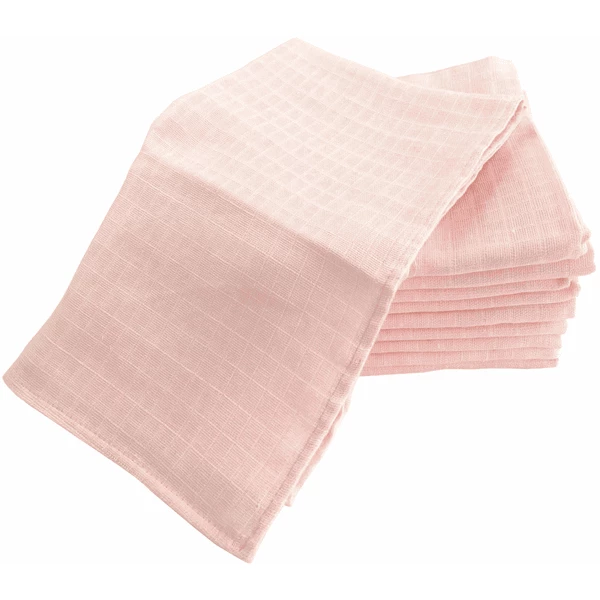 M.M.C. Mullwindel 10 PACK Unifarben 80x70 Cm Mulltücher 10 Rosa 2 M.M.C. Mullwindel 10 PACK Unifarben 80x70 Cm Mulltücher 10 Rosa – Bild 2