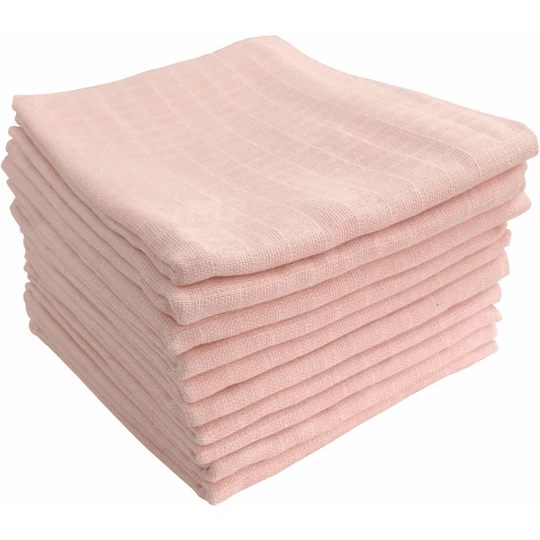 M.M.C. Mullwindel 10 PACK Unifarben 80x70 Cm Mulltücher 10 Rosa 1 M.M.C. Mullwindel 10 PACK Unifarben 80x70 Cm Mulltücher 10 Rosa