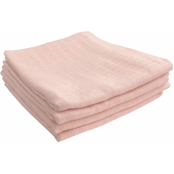 M.M.C. Mullwindel 4 PACK Unifarben 120x120 Cm Mulltücher 4 Rosa 1 M.M.C. Mullwindel 4 PACK Unifarben 120x120 Cm Mulltücher 4 Rosa