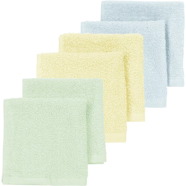 Meyco Frottee Spucktücher 6er-pack Soft Mint / Soft Yellow / Light Blue 1 Meyco Frottee Spucktücher 6er-pack Soft Mint / Soft Yellow / Light Blue
