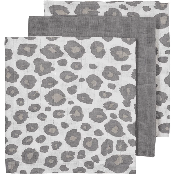 Meyco Mullwindeln 3er-Pack Panther Neutral/Grau 70 X 70 Cm 1 Meyco Mullwindeln 3er-Pack Panther Neutral/Grau 70 X 70 Cm