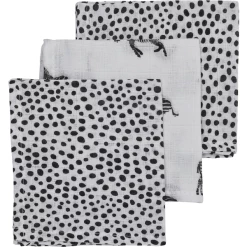 Meyco Spucktücher 3er-Pack Zebra Animal/Cheetah 30 X 30 Cm