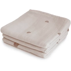 Mushie Musselintücher 3er-Pack Rainbows