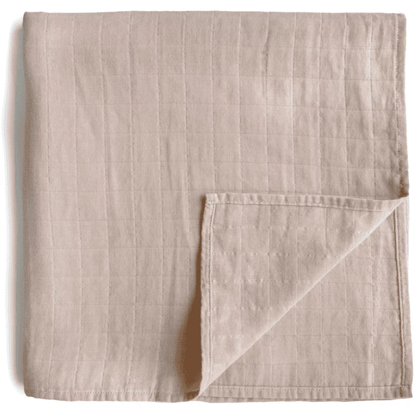 Mushie Wickeltuch Musselin Blush 120 X120 Cm 1 Mushie Wickeltuch Musselin Blush 120 X120 Cm