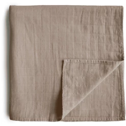 Mushie Wickeltuch Musselin Natural 120 X120 Cm