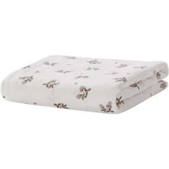 Noppies Einzelnes Mulltuch Blooming Clover 120x120 Cm Jet Stream