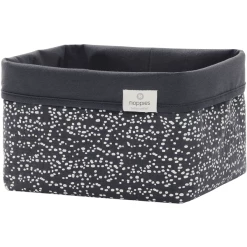 Noppies Kommodenkörbchen Fancy Dot Size M Forged Iron