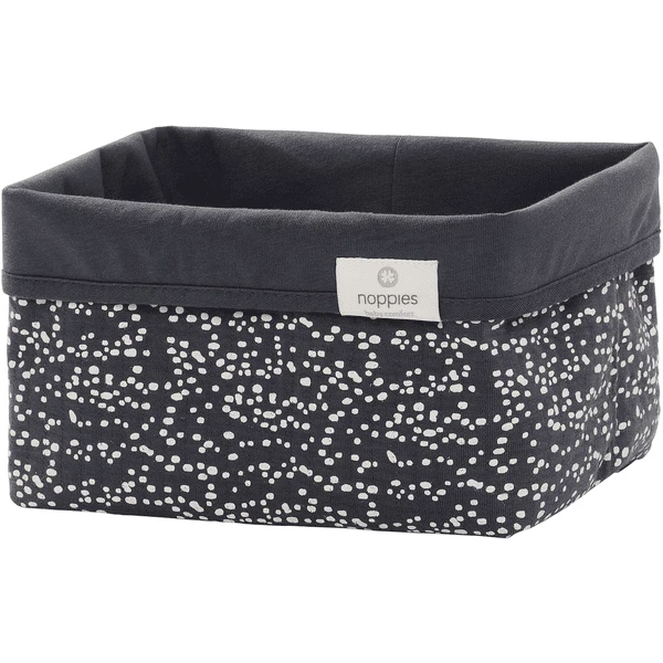 Noppies Kommodenkörbchen Fancy Dot Size S Forged Iron 1 Noppies Kommodenkörbchen Fancy Dot Size S Forged Iron