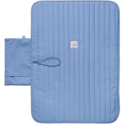 Noppies Wickelunterlage Poplin Portable 50x70 Cm Colony Blue