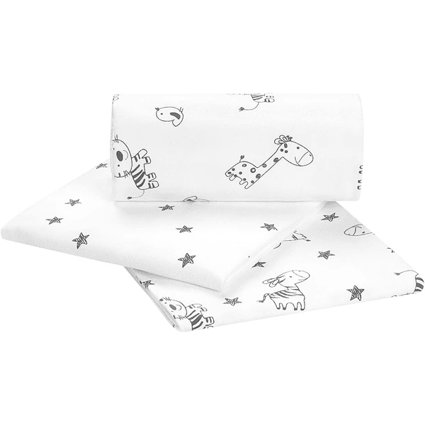 Odenwälder Moltontücher Animal Farm 3er-Pack Anthrazitl 80 X 80 Cm 1 Odenwälder Moltontücher Animal Farm 3er-Pack Anthrazitl 80 X 80 Cm