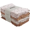 Pippi Muslin Tücher 8er-Pack Mocha Mousse