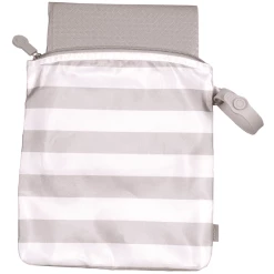 Ubbi® Beutel Mit Wickelmatte On-The-Go, Weiß/grau